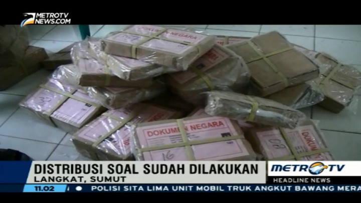 Polisi Kawal Distribusi Soal UN di Langkat