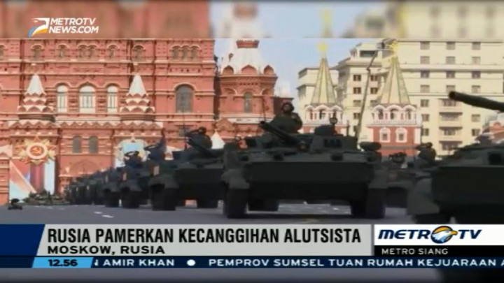 Rusia Pamerkan Kecanggihan Alutsista di Parade Victory Day