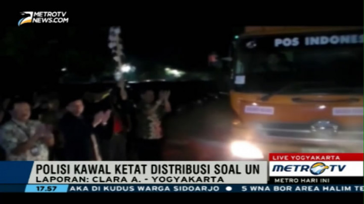 35 Truk Siap Distribusikan Soal UN ke 35 Kabupaten di Jateng