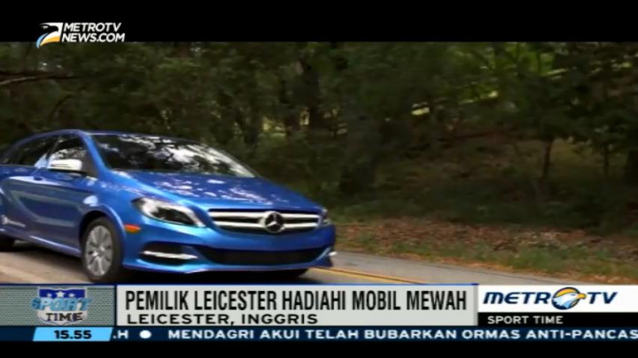 Para Pemain Leicester City Dihadiahi Mobil Mewah