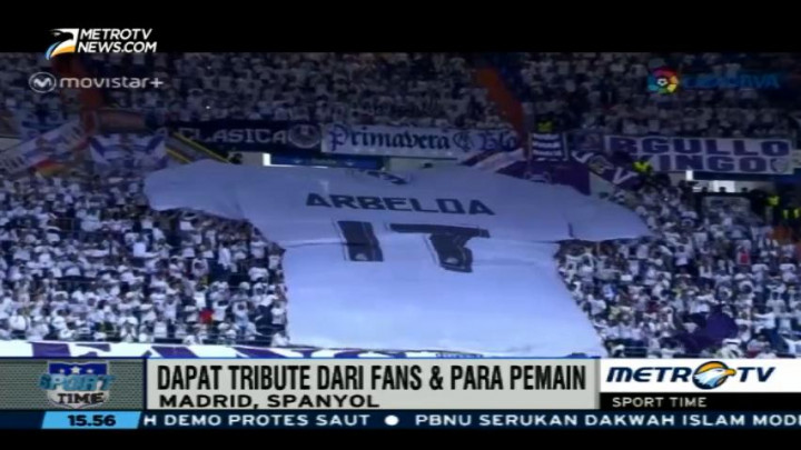 Arbeloa Dapat Tribut dari Fans dan Pemain Real Madrid