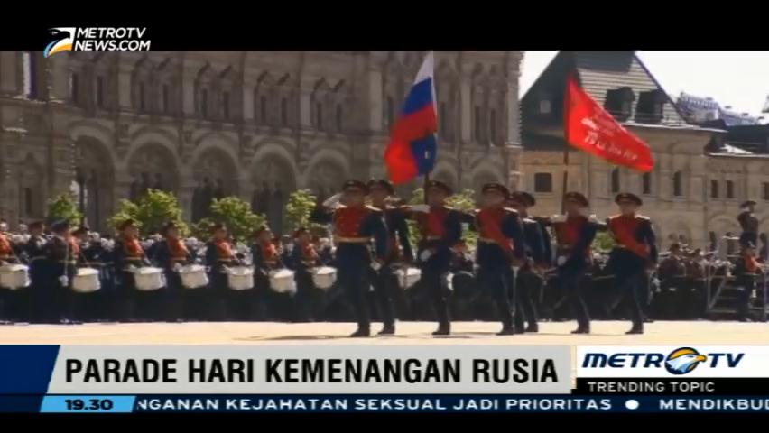 Meriahnya Parade Hari Kemenangan Rusia Atas Nazi