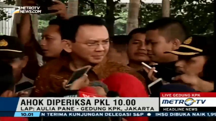 Ahok Jalani Pemeriksaan KPK Terkait Reklamasi