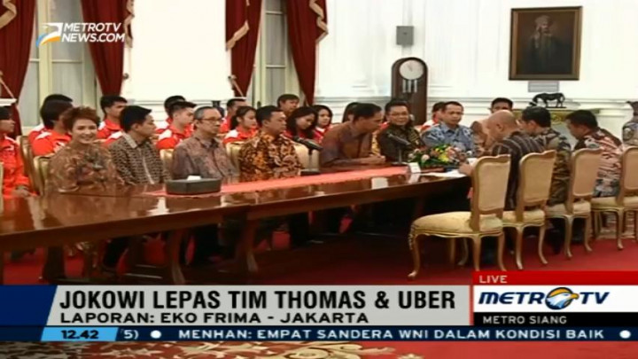 Jokowi Optimis Indonesia Juara Thomas-Uber 2016