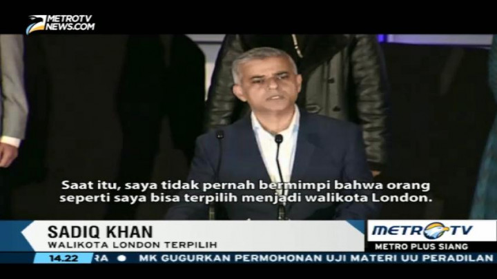 Sadiq Khan, Wali Kota Muslim Pertama di London