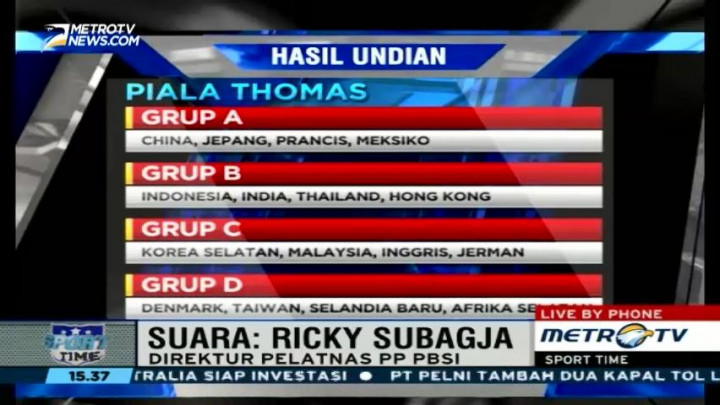 Tim Indonesia Siap Rebut Piala Thomas dan Uber