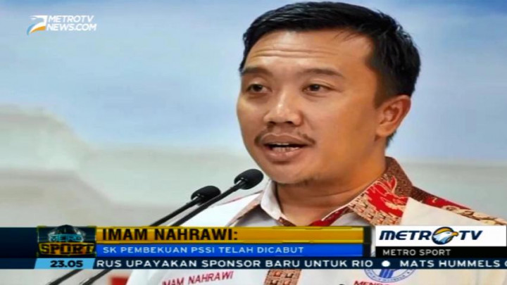 Menpora Resmi Cabut SK Pembekuan PSSI