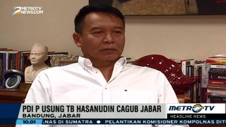PDI Perjuangan Usung TB Hasanuddin Menjadi Cagub Jabar