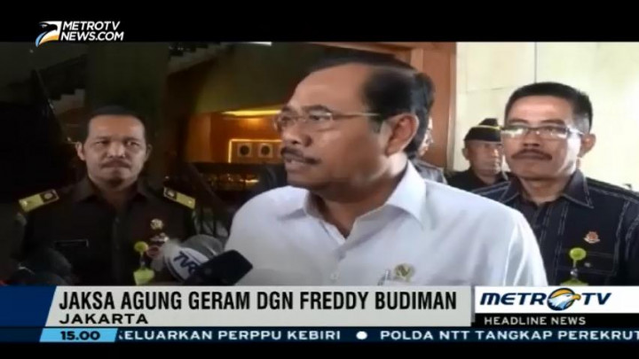Jaksa Agung Geram Freddy Budiman Lolos Eksekusi Mati Lagi