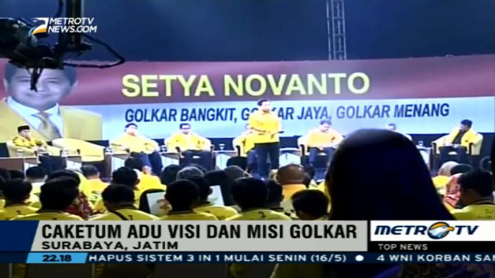 Adu Visi Misi dalam Debat Caketum Golkar