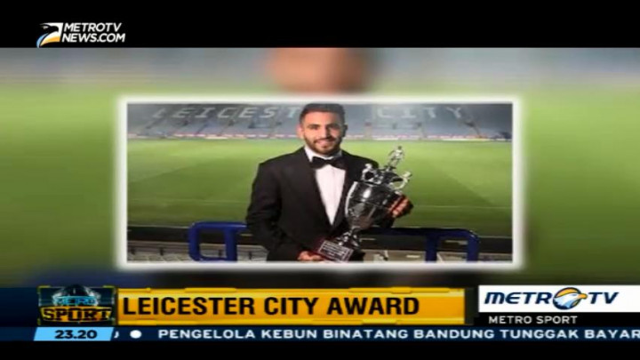 Riyad Mahrez Terpilih Jadi Pemain Terbaik Leicester City