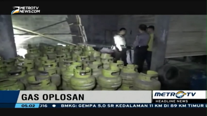 Polisi Gerebek Lokasi Pengoplosan Elpiji di Boyolali