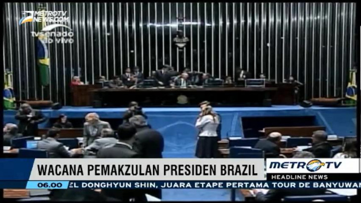 Rapat Senat Terkait Pemakzulan Presiden Brasil