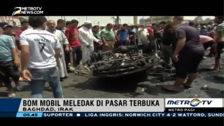 45 Orang Tewas Akibat Ledakan Bom di Baghdad