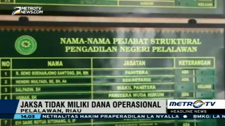 Puluhan Jaksa di Pelalawan Mogok Massal