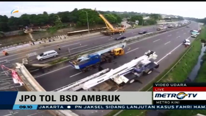 Sistem Contra Flow Diberlakukan di Tol BSD