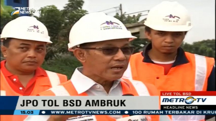 Pengelola Sebut Tinggi JPO Tol BSD Sesuai Standar