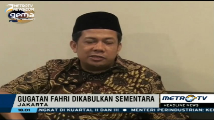 Gugatan Dikabulkan, Fahri Hamzah Minta PKS Jalankan Putusan PN Jaksel