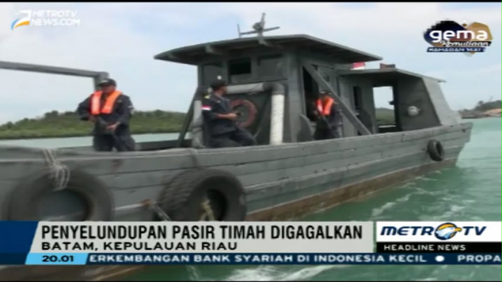 Penyelundupan 20 Ton Pasir Timah Berhasil Digagalkan