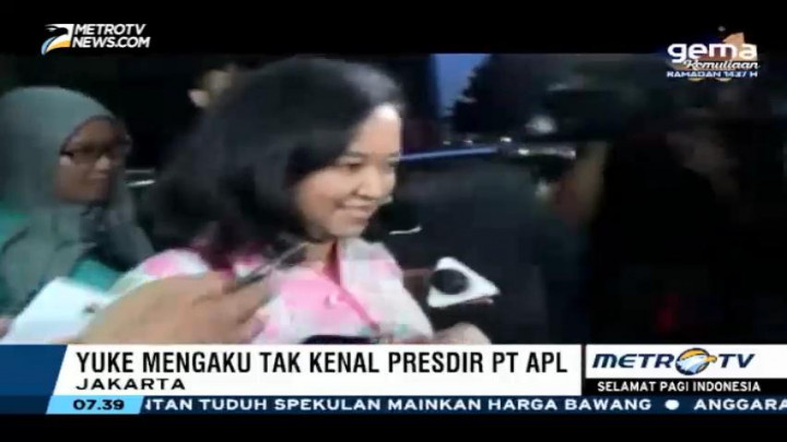 Yuke Yurike Jalani Pemeriksaan KPK Selama Sembilan Jam