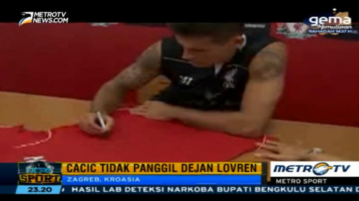 Lovren Tak Masuk Skuad Sementara Timnas Kroasia