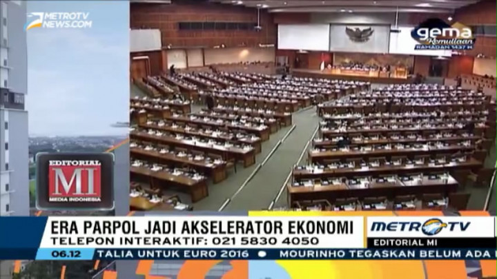 Era Parpol Jadi Akselerator Ekonomi