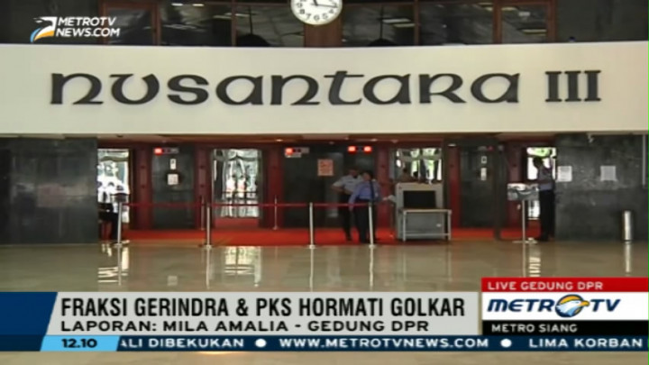 Gerindra-PKS Hormati Keputusan Golkar