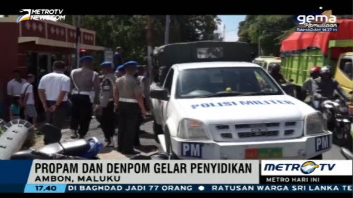 Polisi Adu Fisik dengan TNI, Ambon Sempat Mencekam