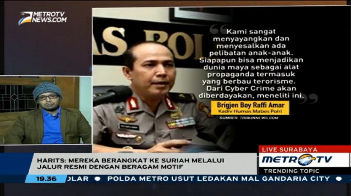 Dilatih ISIS, Anak Indonesia ke Suriah Lewat Jalur Resmi