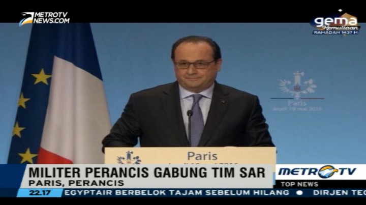 Prancis Siap Bantu Pencarian Pesawat EgyptAir MS804