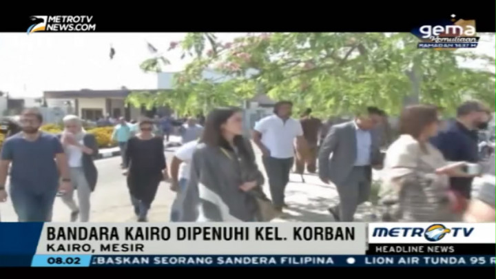 Keluarga Korban EgyptAir Padati Bandara Kairo