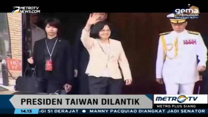 Jelang Pelantikan Tsai Ing-wen, Taiwan dan Tiongkok Memanas