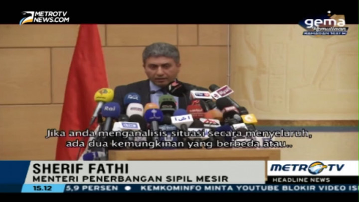 Menteri Penerbangan Mesir: Kuat Dugaan EgyptAir Jatuh Karena Serangan Teroris