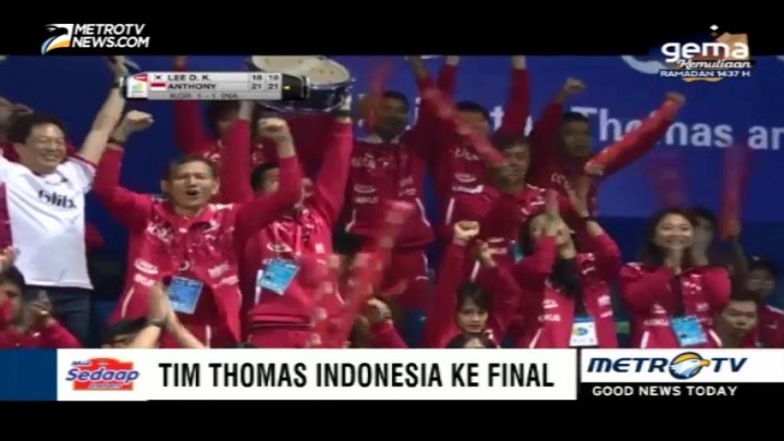 Tim Thomas Indonesia Akhirnya Lolos ke Final