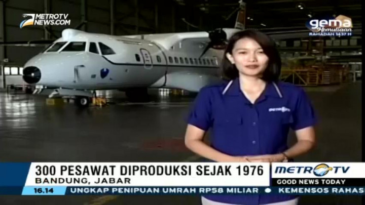 Melihat Pesawat Tipe N-235 Primadona PT Dirgantara Indonesia