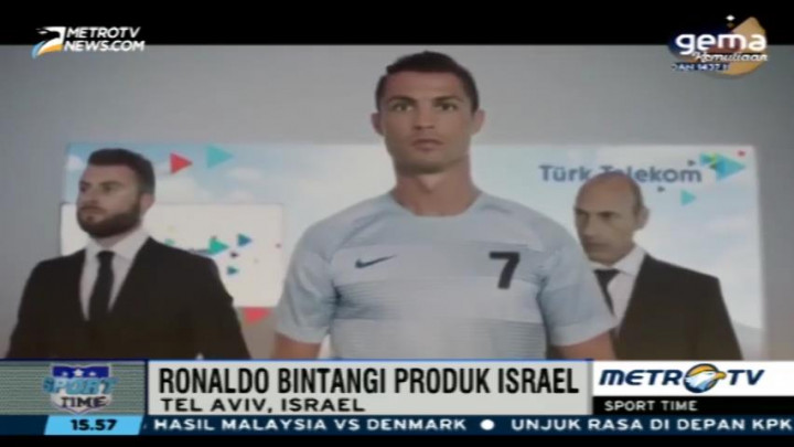 Ronaldo Dikecam Fans Setelah Bintangi Iklan Produk Israel