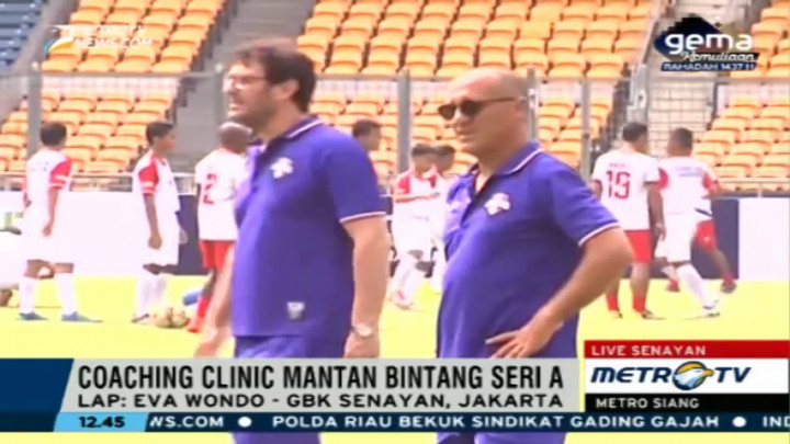 Legenda Serie A Gelar <i>Coaching Clinic</i> di Senayan