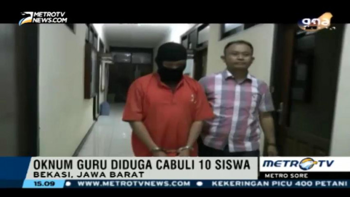 Oknum Guru di Bekasi Diduga Cabuli 10 Anak Laki-laki