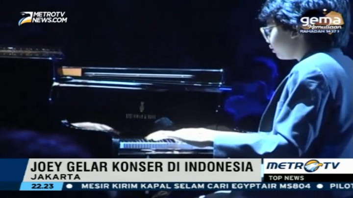 Konser Perdana Joey Alexander Gaet Dua Musisi Jazz Dunia