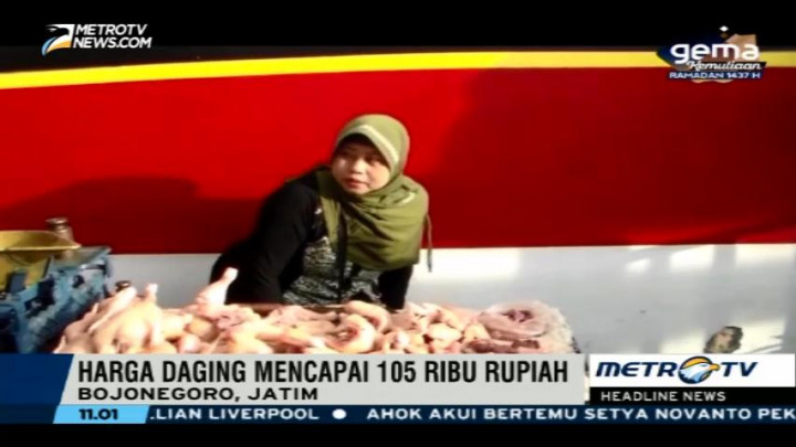 Harga Daging di Bojonegoro Naik Hingga 20%