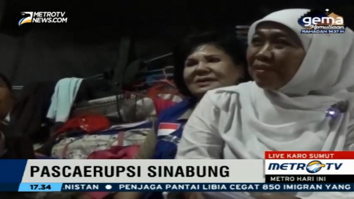 Relokasi Pengungsi Sinabung Dibagi dalam Tiga Tahap