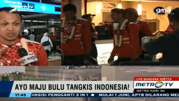 Tim Thomas dan Uber Indonesia Tiba di Tanah Air