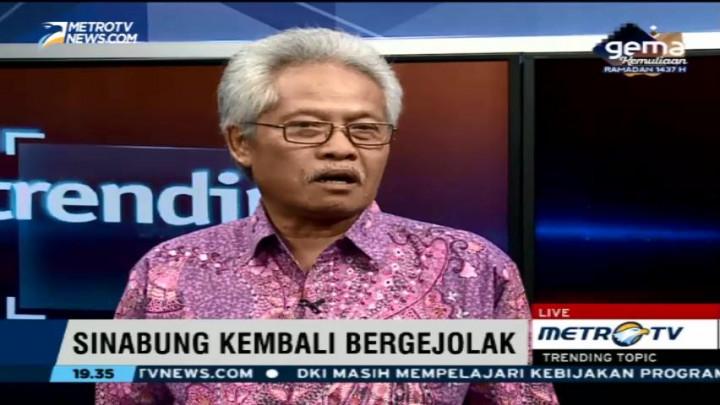 Masyarakat Diharapkan Dapat Menyesuaikan dengan Karakter Baru Sinabung