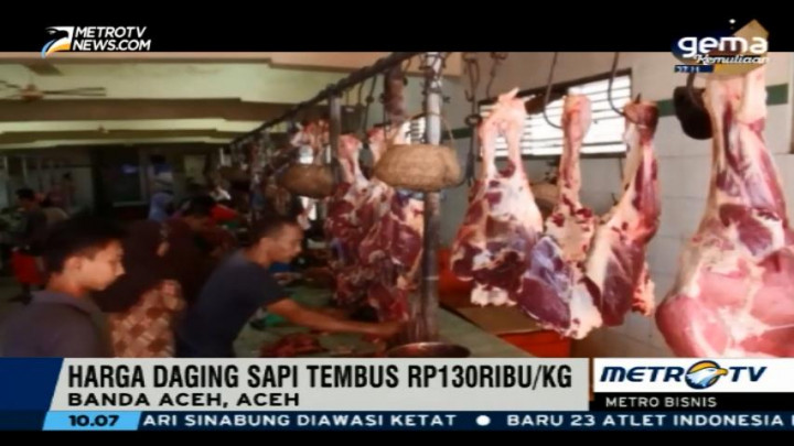 Harga Daging Sapi di Aceh Tembus Rp130 Ribu/Kg