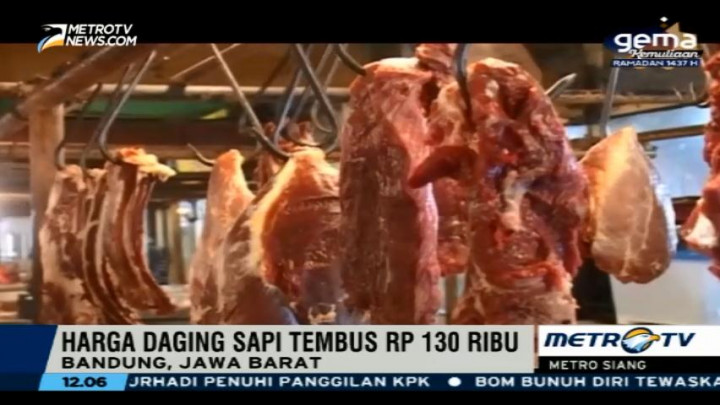 Stok Daging Sapi di Jabar Aman Hingga Lebaran