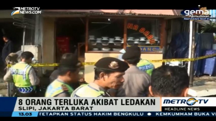 Tabung Gas Meledak di Jakbar, Delapan Orang Terluka