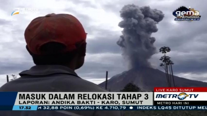 Gunung Sinabung Kembali Erupsi