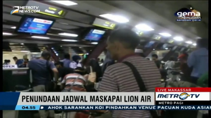 Dalam Sebulan, Lion Air Tunda 5 Penerbangan di Bandara Sultan Hasanuddin