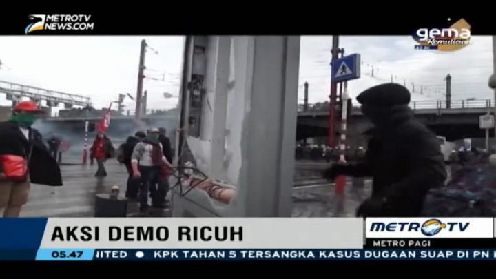 Unjuk Rasa di Pusat Kota Belgia Berujung Bentrok