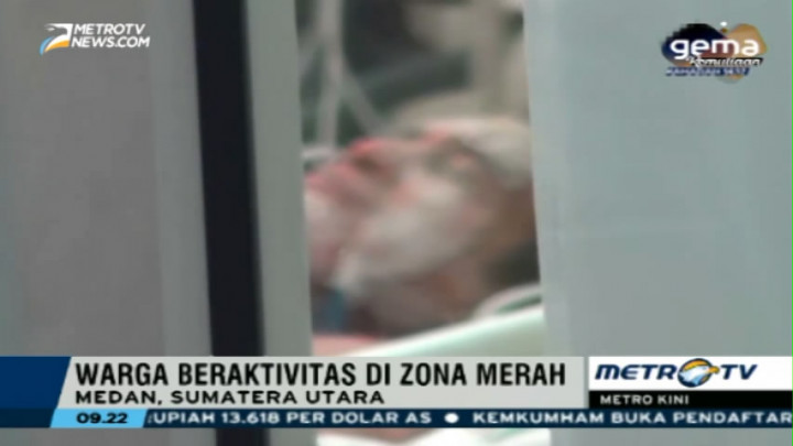 Dua Korban Erupsi Sinabung Masih Kritis